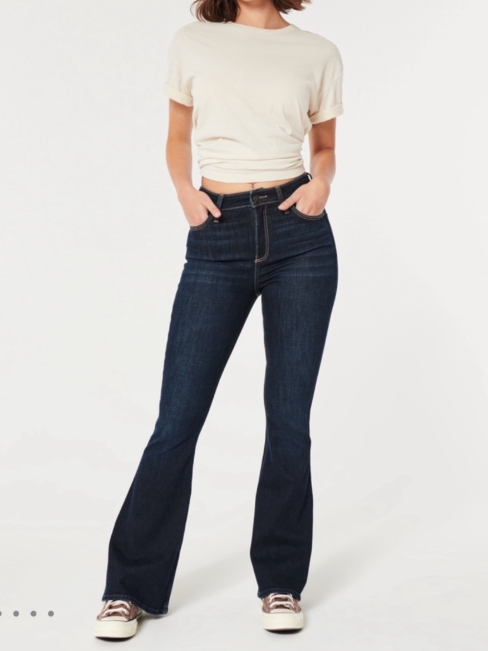 Hollister Curvy High-Rise Vintage Flare Jeans